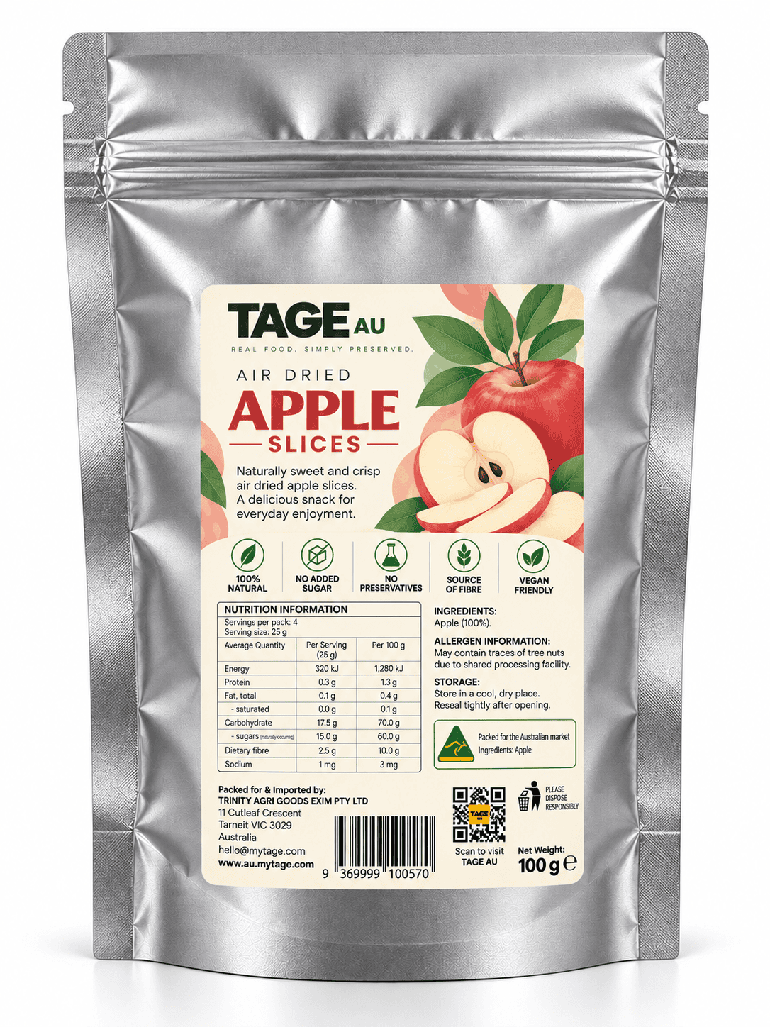 Apple Air-Dried food