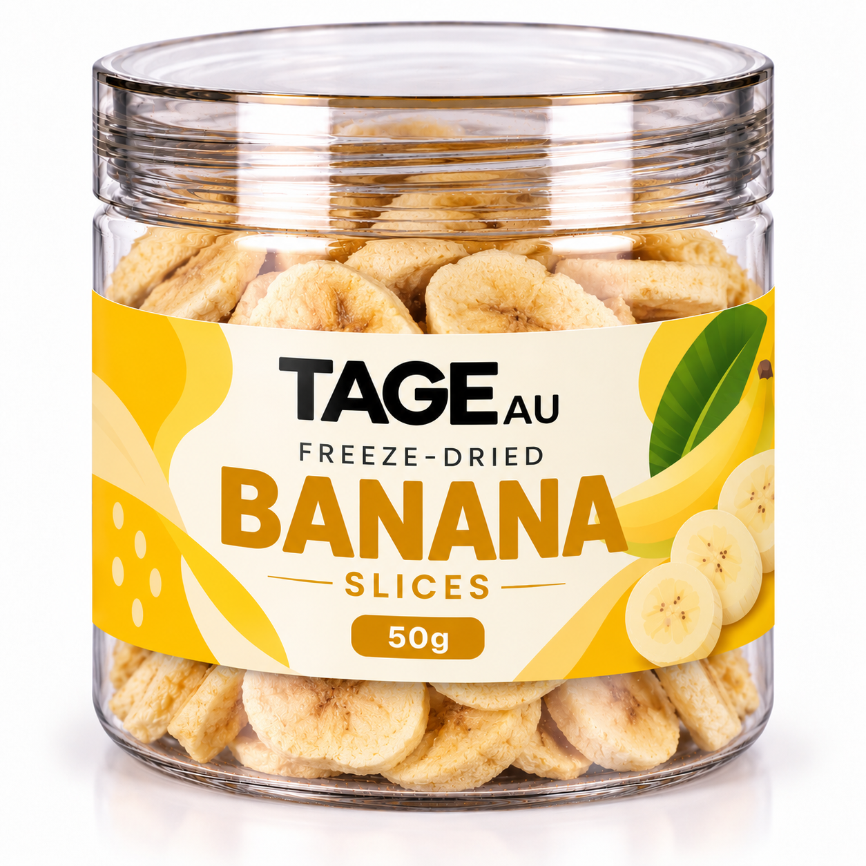 TAGE Australia freeze-dried banana 50 g pack